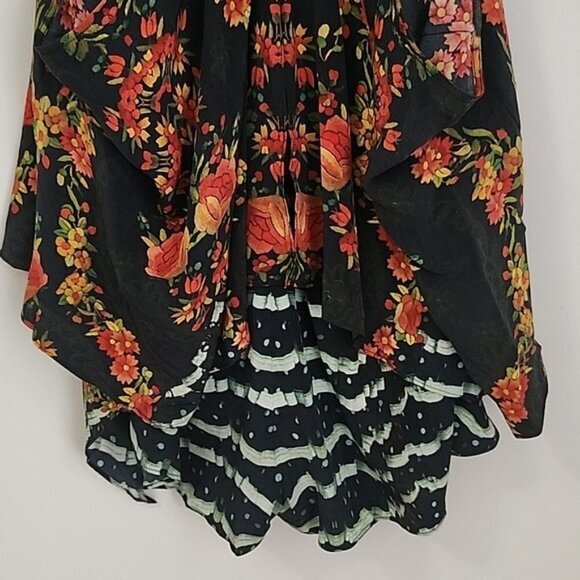 Camilla‎ Lift the Veil Flounce Halterneck Layered Playsuit Romper Size 1 b57 - Picture 12 of 16